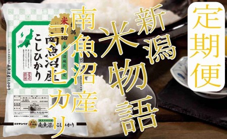 【定期便】【米物語】南魚沼産コシヒカリ10Kg×12ヶ月