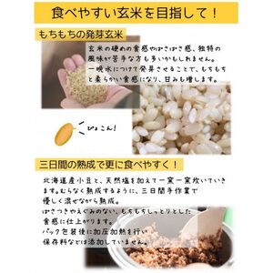 熟成3日 発芽玄米ご飯 パックご飯 12個(3パック×4セット)  コシヒカリで作った酵素玄米_パックごはん パック 発芽玄米 コシヒカリ_【1497863】