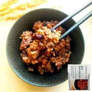 熟成3日 発芽玄米ご飯 パックご飯 6個(3パック×2セット) コシヒカリで作った酵素玄米_パックごはん パック 発芽玄米 コシヒカリ_【1497864】