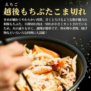 越後もちぶたこま切れ肉1.5kg(300g×5パック)【配送不可地域:離島】【1595589】
