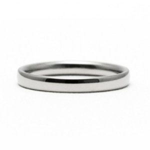 純チタン甲丸リング(幅2.5mm)10号【1642900】