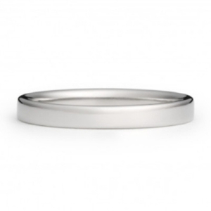純チタン平打リング(幅2.5mm)8号【1643307】