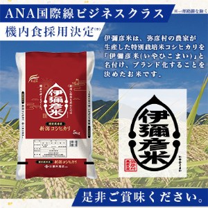 令和6年産特別栽培米コシヒカリ「伊彌彦米」10kg【1125998】