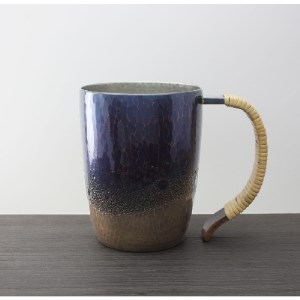 【冷たい口当たり】銅製 青藍色 ジョッキ(500ml) ビール 手作り 贈答品 新潟県 弥彦村_鎚起銅器 ジョッキ お酒 ビールジョッキ ギフト プレゼント 贈答_【1259259】