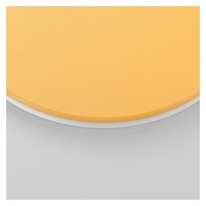 栗原はるみ【抗菌剤配合】まな板(丸)マスタード 35cm 1枚 丸いまな板 新潟県 弥彦村【1355914】