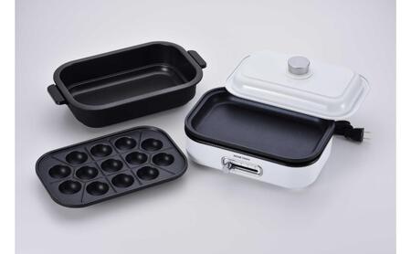 ソロホットプレートたこプレート、鍋付き キッチン用品 調理家電 たこ焼き 焼肉 小型鍋 一人用 一人鍋 卓上