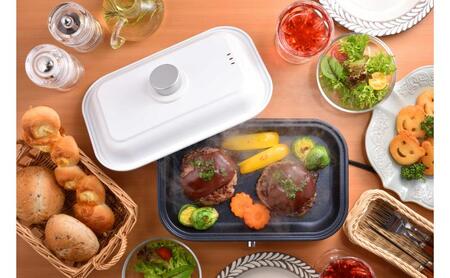 ソロホットプレートたこプレート、鍋付き キッチン用品 調理家電 たこ焼き 焼肉 小型鍋 一人用 一人鍋 卓上