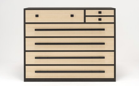 家具 桐チェスト ブラック(421) 収納 チェスト 黒 桐 たんす 和風 モダン 新潟 田上町