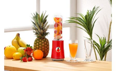 ボトルブレンダー　レッド　400ml　キッチン用品 調理家電 ミキサー スムージー 卓上