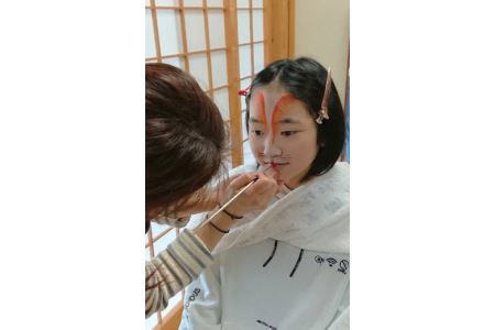 狐面の絵付け・メイク体験チケット