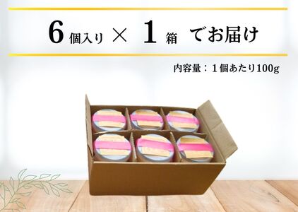クリームチーズプリン 100g×6個 | プリン 新潟県 出雲崎町
