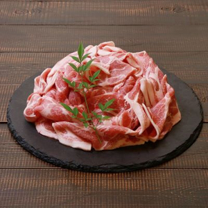 越後もち豚肩ロース肉(すきやき用)1.1kg【配送不可地域：離島】【1117861】