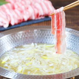 しゃぶしゃぶ特選部位　朝日豚バラ肉1.2kg【配送不可地域：離島】【1404324】