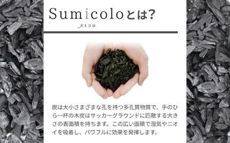 【買い替え不要の天然調湿木炭】 Sumicolo スミコロ 白【3個セット】