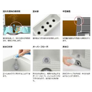 タウンプランターWS 100型 【石積】