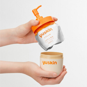 【指定医薬部外品】ユースキン ポンプ・つけかえパウチ×2 セット(ひび あかぎれ しもやけを治す)