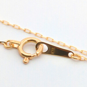 【18金イエローゴールドネックレス グリームカット長小豆0.2 40cm】 富山県 富山市 贈り物 おすすめ ギフト 人気 記念