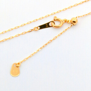 【18金イエローゴールドネックレス グリームカット長小豆0.25 45cm】富山県  富山市 贈り物 おすすめ ギフト 人気 記念