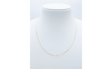 【18金イエローゴールドネックレス グリームカット長小豆0.3 45cm】 富山県 富山市 贈り物 おすすめ ギフト 人気 記念