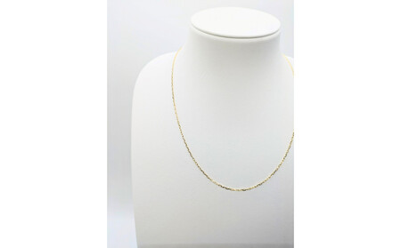 【18金イエローゴールドネックレス グリームカット長小豆0.4 50cm】富山県 富山市 贈り物 おすすめ ギフト 人気 記念