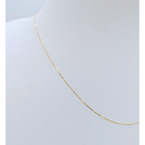 【18金イエローゴールドネックレス グリームカット長小豆0.4 50cm】富山県 富山市 贈り物 おすすめ ギフト 人気 記念