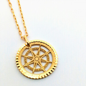【18金イエローゴールド 羅針盤ペンダントトップ】富山県 富山市 贈り物 おすすめ ギフト 記念