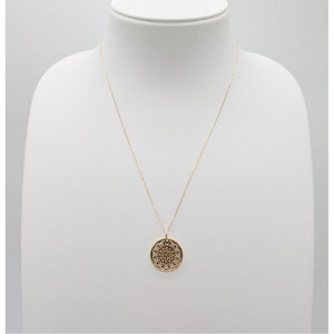 【18金イエローゴールド 二つ菊ペンダントトップ 】富山県 富山市 贈り物 おすすめ ギフト 記念