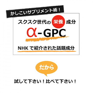 アルファGPC サプリメント 約2ヶ月分 宝蔵メディカル
