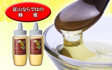 【富山ならではの珍しい蜂蜜】富山県産水島柿蜂蜜500g 2本セット