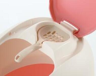 ラプレ ネコトイレ フード付【ホワイト】