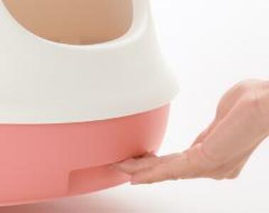 ラプレ ネコトイレ フード付【ホワイト】