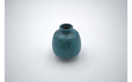 【高岡銅器】花みつぼ 斑紋ガス青銅色  FAD-1301