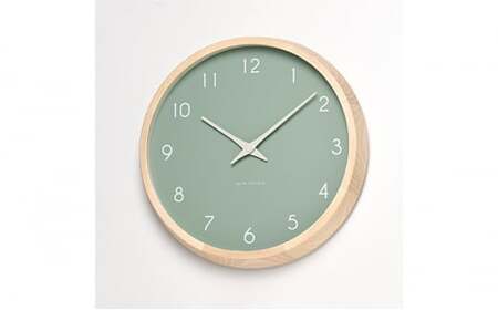 Campagne couleur / PC24-03 GN 壁掛け時計 時計 Lemnos レムノス インテリア 民芸品 工芸品 工芸 伝統技術 壁掛け  FAD-1331