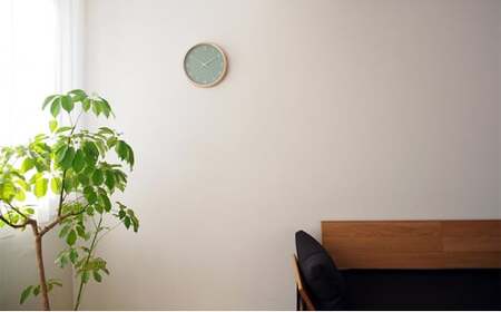 Campagne couleur / PC24-03 GN 壁掛け時計 時計 Lemnos レムノス インテリア 民芸品 工芸品 工芸 伝統技術 壁掛け  FAD-1331