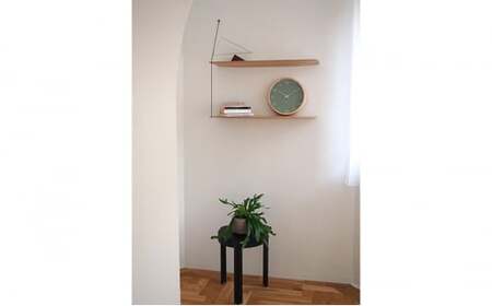 Campagne couleur / PC24-03 GN 壁掛け時計 時計 Lemnos レムノス インテリア 民芸品 工芸品 工芸 伝統技術 壁掛け  FAD-1331