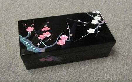 【高岡漆器】宝石箱　紅白梅　螺鈿 ジュエリーケース インテリア アクセサリー 収納 ケース 伝統工芸品 富山県 高岡 FAD-1410