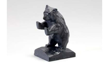 アイアンストッパー クマセット 重し ドアストッパー ブックエンド 高岡市 FAD-1470