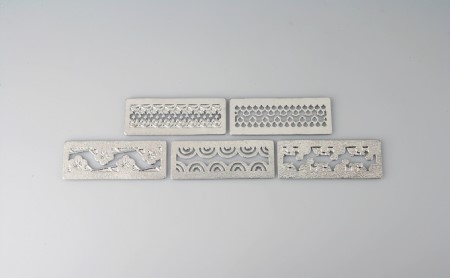 カトラリーレスト - 吉祥紋 - 5ヶ入 能作 錫 セット 箸置き はしおき 