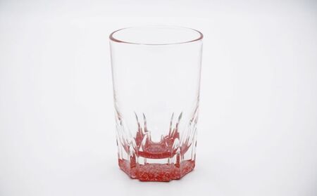 螺鈿ガラスショット（黒・朱セット） 貝ちらし  高岡漆器 グラス 酒器 杯 盃 セット