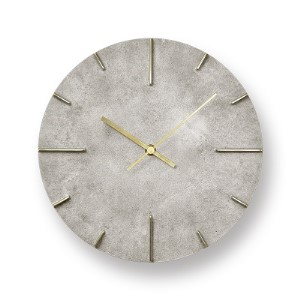 掛け時計 Quaint 斑紋純銀色 AZ15-06 SL 壁掛け時計 時計 Lemnos レムノス インテリア 民芸品 工芸品 工芸 伝統技術 壁掛け