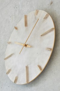 掛け時計 Quaint 斑紋純銀色 AZ15-06 SL 壁掛け時計 時計 Lemnos