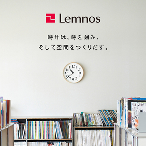 Edge Clock/ホワイト（AZ-0115 WH）Lemnos レムノス 時計 インテリア  FAD-0279
