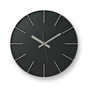 Edge Clock/ブラック（AZ-0115 BK）Lemnos レムノス 時計