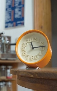 小さな時計 / オレンジ （WR07-15 OR）Lemnos レムノス 時計