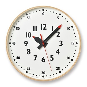 fun pun clock /Lサイズ（YD14-08 L） Lemnos レムノス  時計