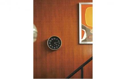 RIKI RING CLOCK/ブラック（WR20-05 BK）Lemnos レムノス 時計 インテリア  FAD-0388