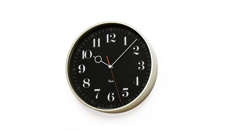 RIKI RING CLOCK/ブラック（WR20-05 BK）Lemnos レムノス 時計 インテリア  FAD-0388