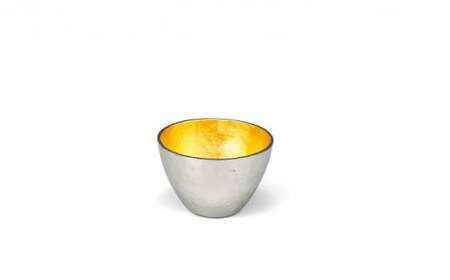 高岡銅器]ぐい呑 - 大 - 金箔 酒器 民芸品 工芸品 伝統工芸品 日本酒の