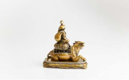 [高岡銅器]福丑大黒香炉 喜泉堂（ふくうしだいこくこうろ きせんどう） 工芸品 民芸品 インテリア 香り  FAD-0414