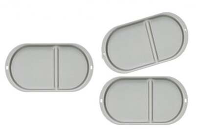 小物置き トリートレイ オーバル 3点セット シルバー 小物入れ トレイ トレー セット 収納 食器 お皿 おナチュラル 和風 アンティーク 北陸アルミ 北陸アルミニウム 日本製 インテリア 日用品 雑貨 ギフト プレゼント 富山県 盆 お盆 伝統技術  FAD-0504